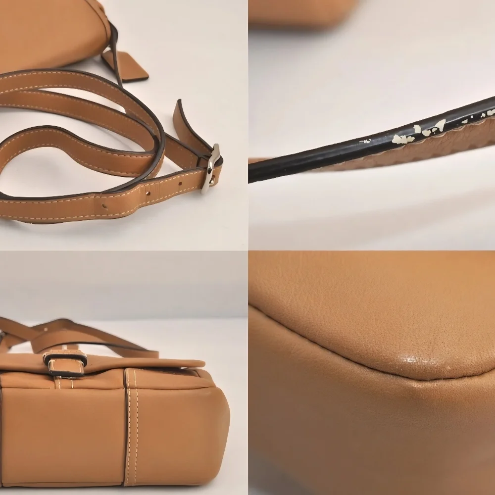 Authentic COACH Vintage Shoulder Cross Body Bag Purse Leather - Picture 4 of 9